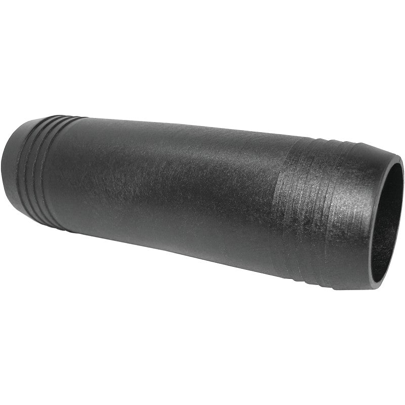 Green Leaf SHM200P Hose Mender, Straight, 2 in, Hose Barb, Polypropylene, Black