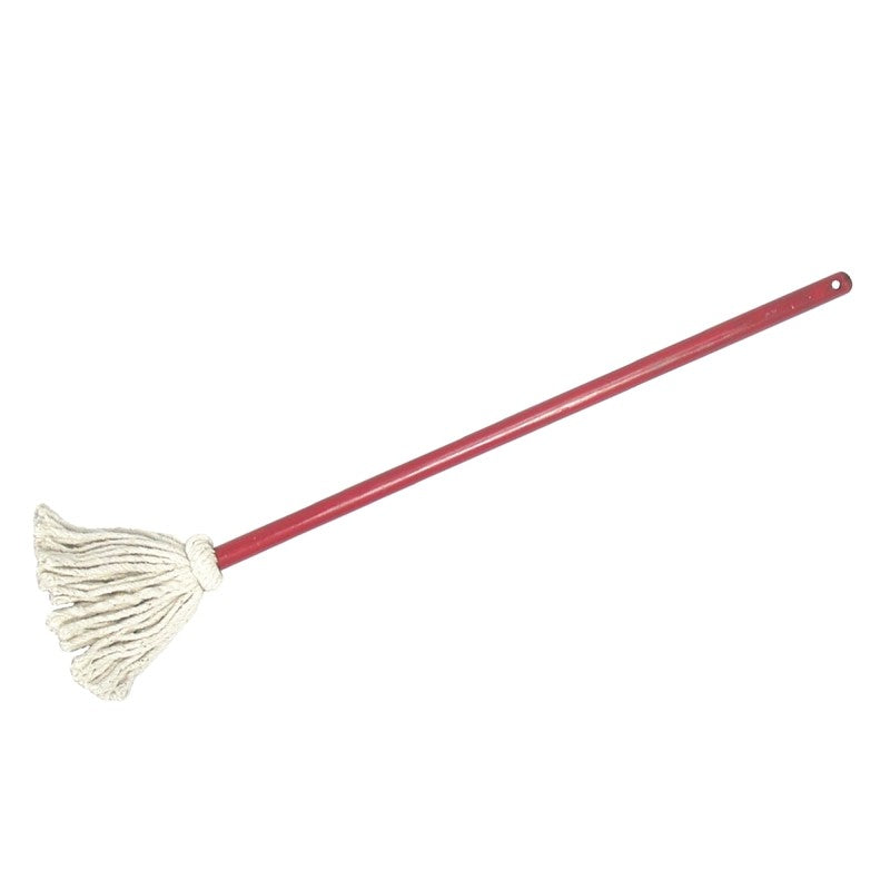 Birdwell 9302-12 Toy Mop, Cotton Mop Head, Wood Handle