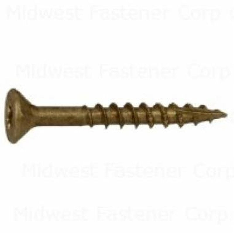 SaberDrive 50750 Deck Screw, #9 Thread, 1-1/2 in L, Serrated Thread, Bugle Head, Star Drive, Steel, 795/PK