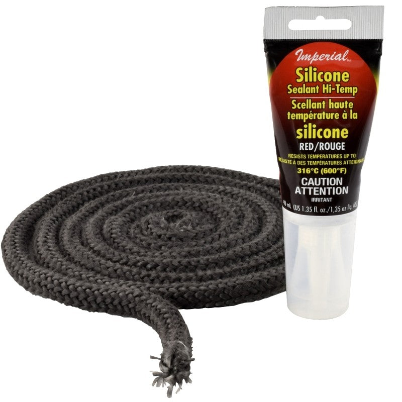KIT GSKT ROPE FBRGLS BLK 5/8IN (Pack of 6)