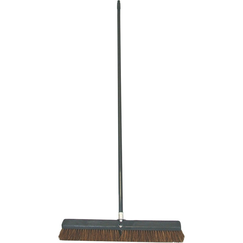 Birdwell 4024-4 Contractor Push Broom, 24 x 2-5/8 x 7/8 in Block, 3 in L Trim, Synthetic Blend Fiber Bristle