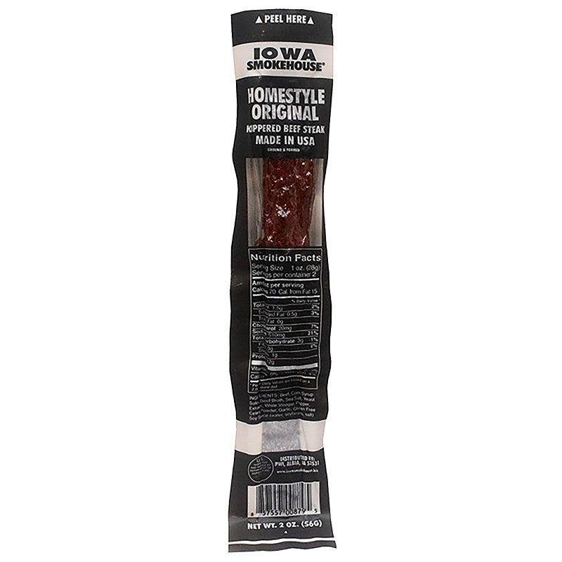Iowa Smokehouse IS-2KBO Kippered Beef Steak, Homestyle Original, 2 oz (Pack of 10)