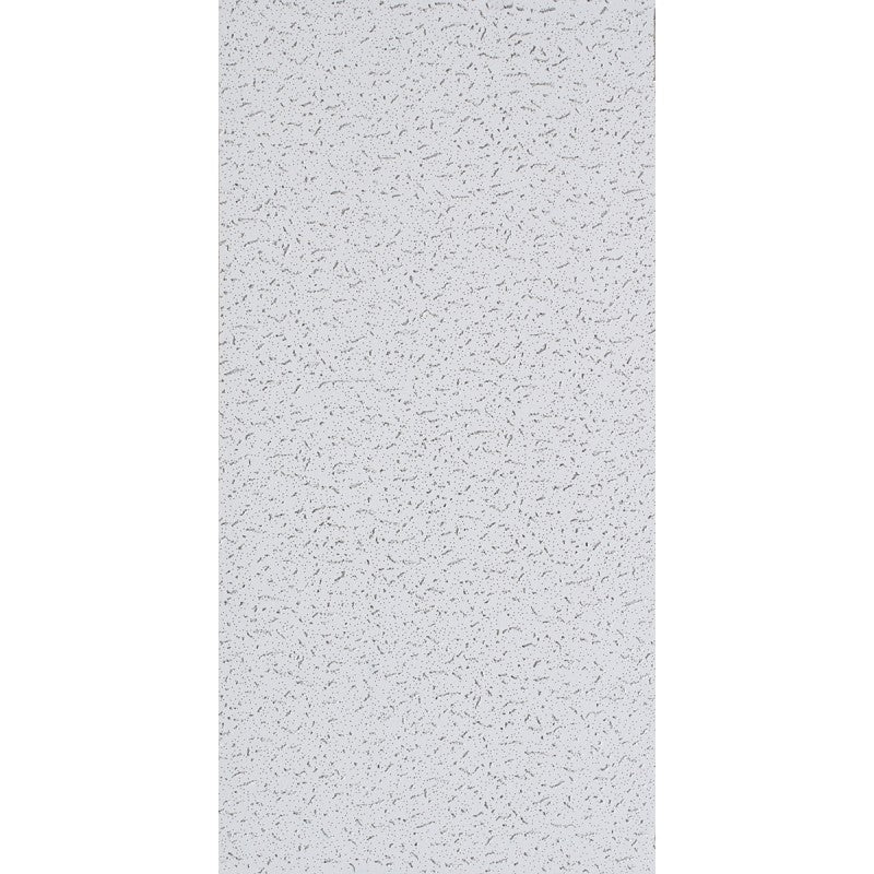 USG Fifth Avenue Series 280 CTN Ceiling Panel, 48 in L, 24 in W, 5/8 in Thick, Directional Fissured Pattern, White