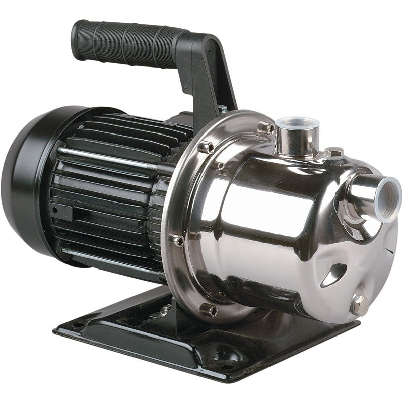 Simer 2825SS Utility Pump, 1-Phase, 9.8 A, 115 V, 1 hp, 1 in Outlet, 10 gpm, Stainless Steel