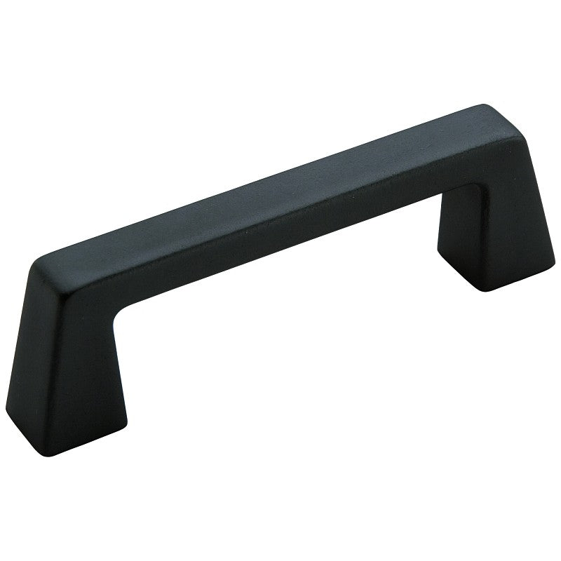 Amerock Blackrock Series BP55275BBR Cabinet Pull, 3-3/4 in L Handle, 9/16 in H Handle, 1-1/16 in Projection, Zinc