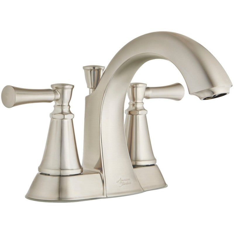 American Standard Chancellor 7022201.075 Series Centerset Bathroom Faucet, 5-3/8 in H, 5-1/8 in W, Brushed Nickel