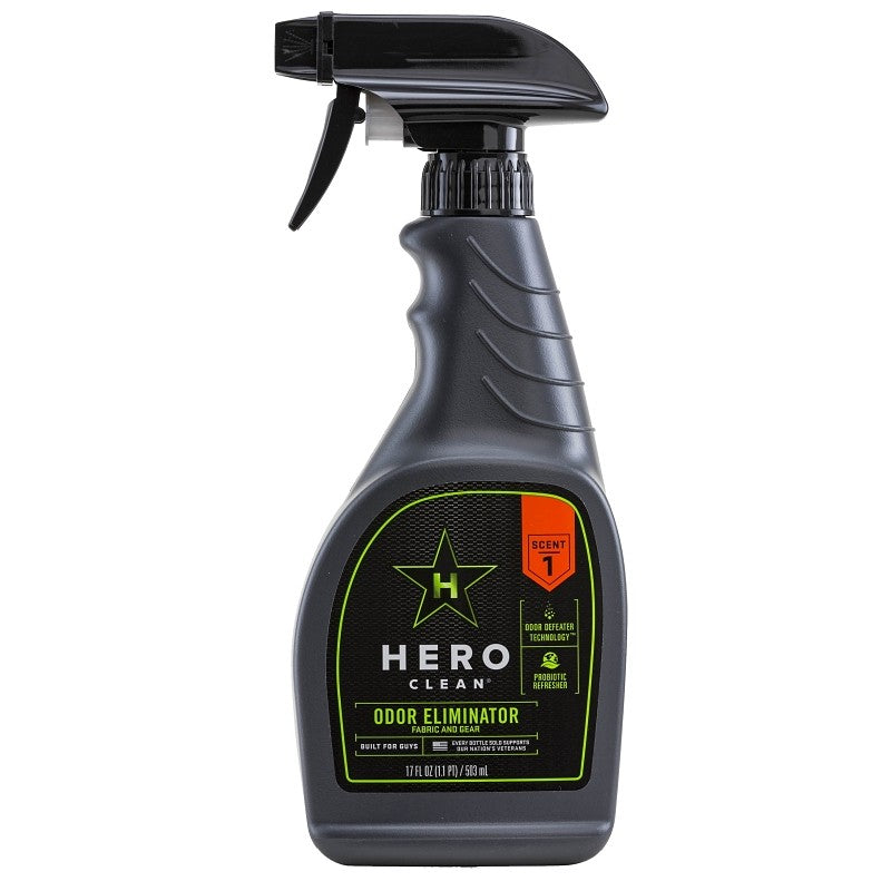 Hero Clean 703500402 Odor Eliminator, 17 oz, Container (Pack of 6)