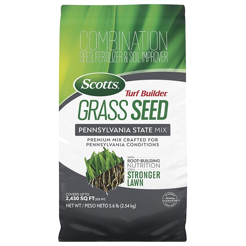 Scotts Turf Builder 18398 Grass Seed, 5.6 lb Bag