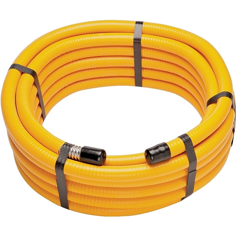 Pro-Flex PFCT-3475 Flexible Hose, 3/4 in, Stainless Steel, Yellow, 75 ft L