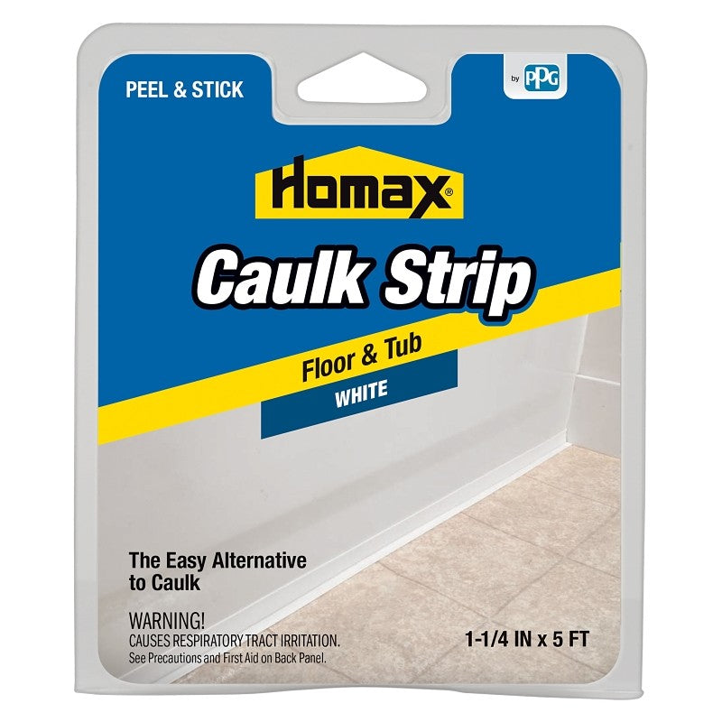 Homax 34030 Caulking Strip, White
