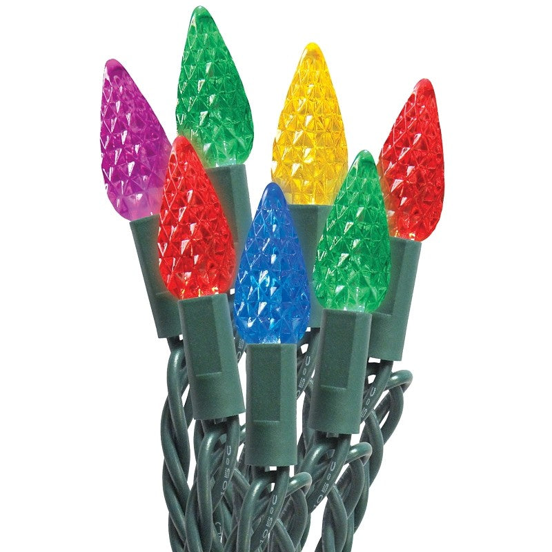 Sylvania 29550 String Lights, 50-Lamp, C6, 20,000 hrs Average Life, 11 ft L