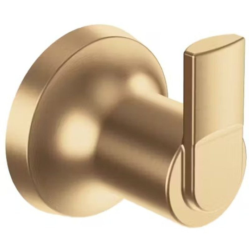 Moen Zyla Series Y1603BZG Robe Hook, Zinc, Bronzed Gold, Wall
