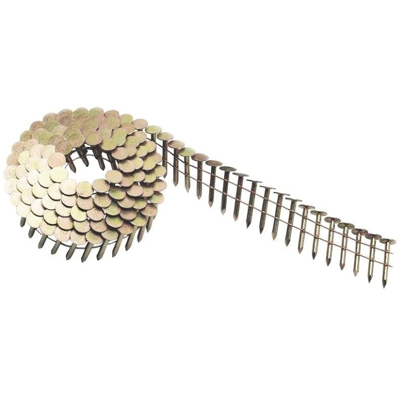 Orgill Bulk Nails 0611110 Roofing Nail, 1-3/4 in L, Galvanized, Round Head, Smooth Shank