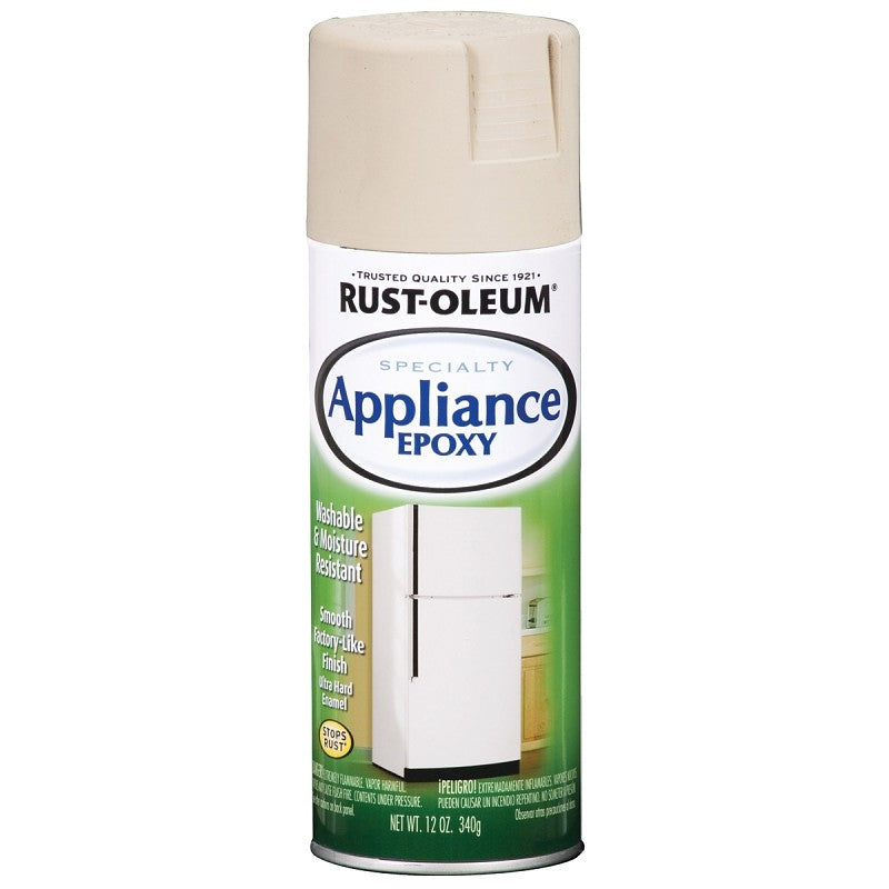 Rust-Oleum 7882830 Appliance Epoxy Spray, Gloss, Almond, 12 oz, Can