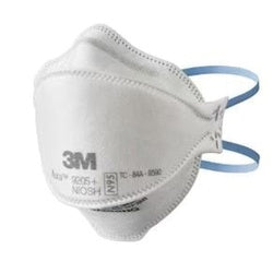 3M Aura Series 9205PH-10-DC Respirator, One-Size Mask, N95 Filter Class, 95 % Filter Efficiency, White