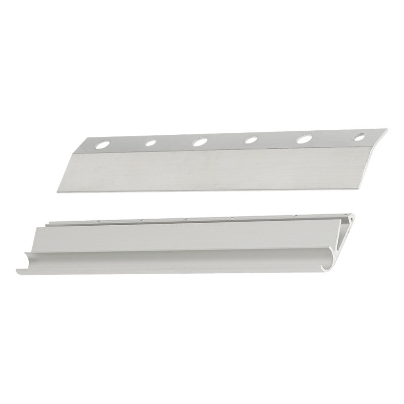 National Hardware N260-123 Apartment Hanger, 50 lb, Aluminum, Mill, 5/16 in Opening, 1/2 in Projection, Screw Mounting