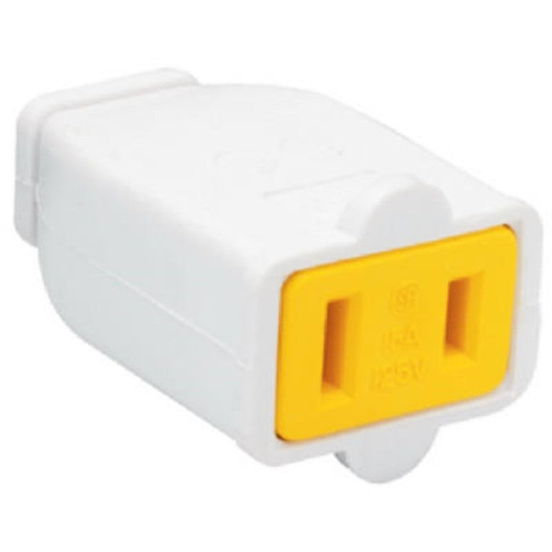 Legrand SA155WCC10 Electrical Connector, 2 -Pole, 15 A, 125 V, White