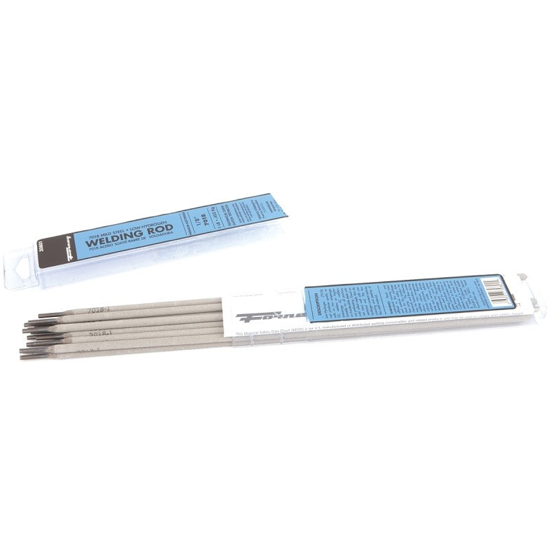 Forney 30801 Stick Electrode, 84000 psi Tensile Strength, Applicable Materials: Mild Steel, 1/8 in Dia, 14 in L