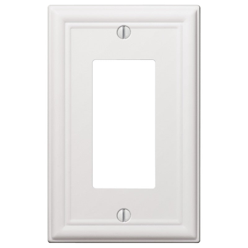 Amerelle 149RW Wallplate, 4-7/8 in L, 3-1/8 in W, 1-Gang, Steel (Pack of 4)