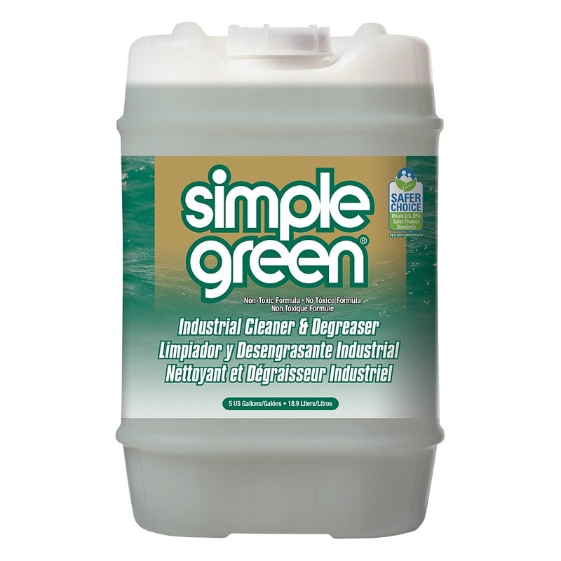 Simple Green 2700000113006 All-Purpose Cleaner, 5 gal Pail, Liquid, Sassafras, Translucent Green