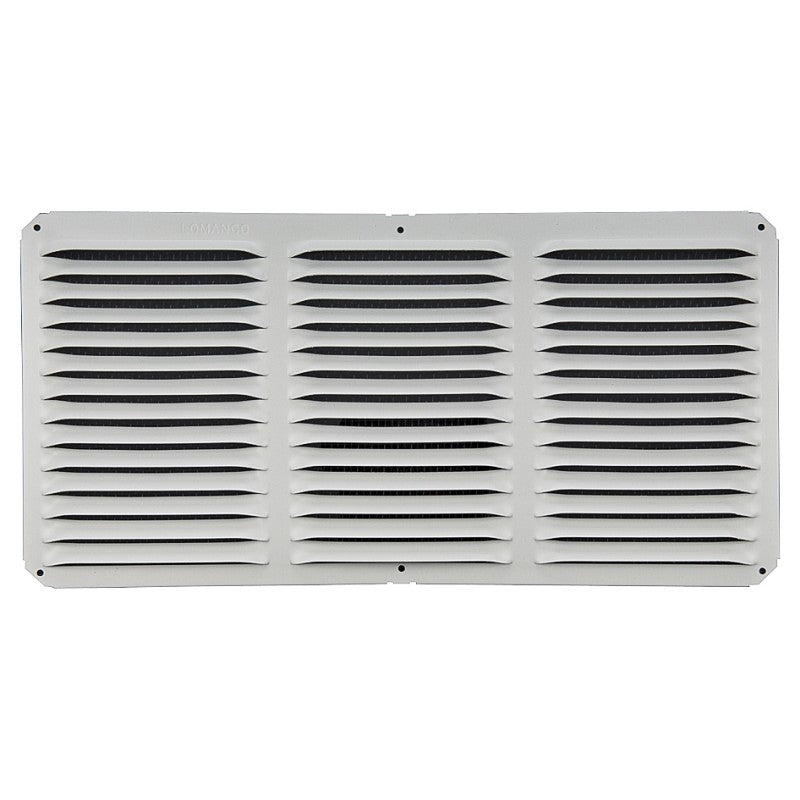 Lomanco LomanCool C816W Cornice Vent, 8 in L, 16 in W, 65 sq-ft Net Free Ventilating Area, Aluminum, White (Pack of 12)