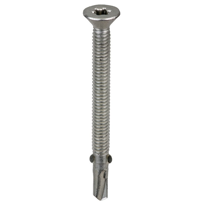 Acorn International S-WM12212G250 Screw, #12 Thread, Star Drive, Self-Tapping, Winged Point, Galvanized Steel, 250 BAG
