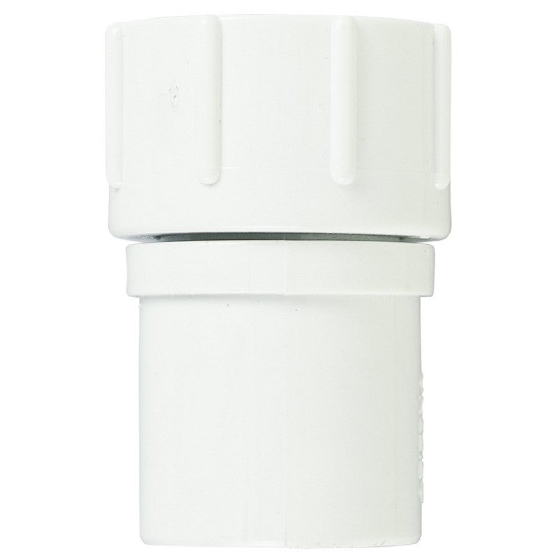Orbit 53368 Hose Adapter, 1/2 x 3/4 in, Slip Joint x FHT, PVC, White