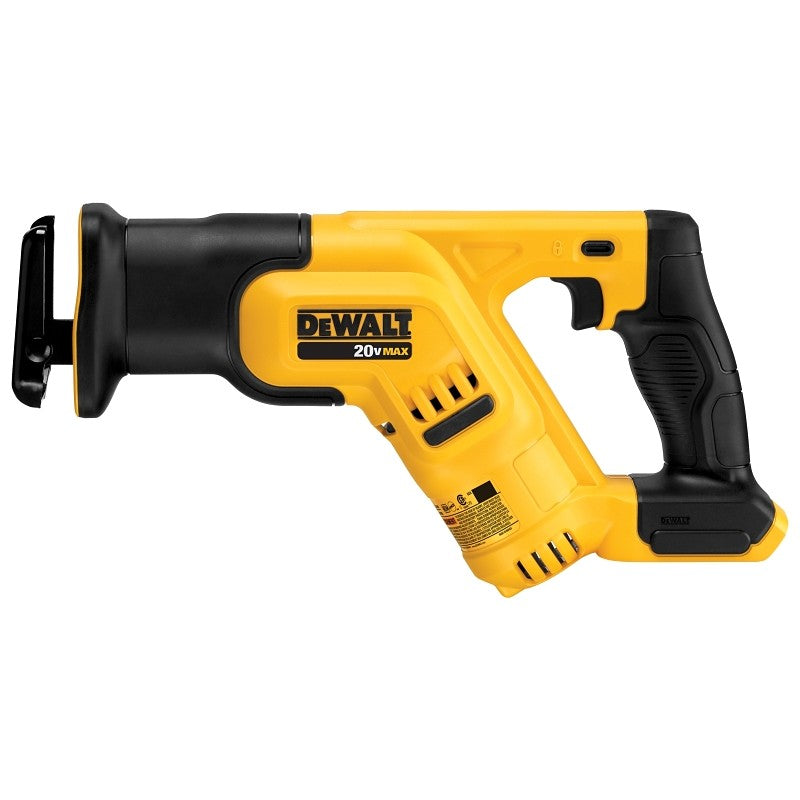 DEWALT DCS387B Reciprocating Saw, Tool Only, 20 V, 2 Ah, 1-1/8 in L Stroke, 0 to 2900 spm