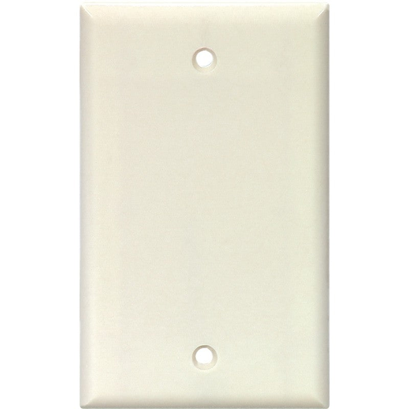 Arrow Hart 2129 2129W-BOX Wallplate, 4.95 in L, 2-3/4 in W, 0.08 in Thick, 1 -Gang, Polycarbonate, White (Pack of 25)