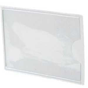 Southern Imperial R-VPT-1252 Tag Pocket, 1-1/4 in W, PVC, Clear (Pack of 25)