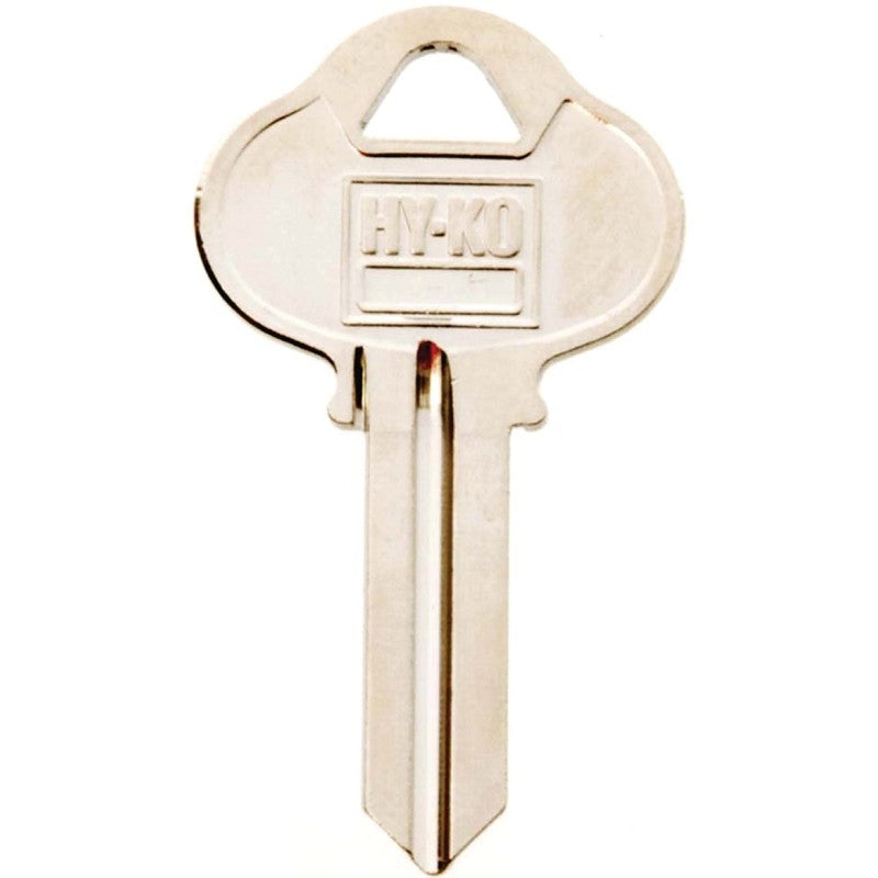 Hy-Ko 11010S1 Key Blank, Brass, Nickel, For: Sargent Cabinet, House Locks and Padlocks, S1 Key Number (Pack of 10)
