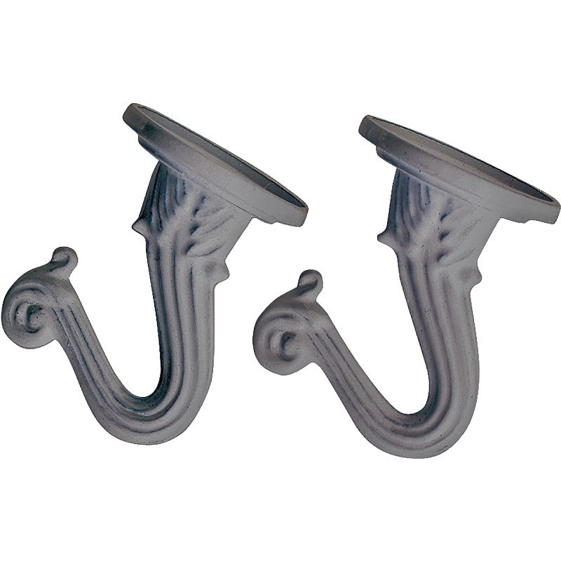 Landscapers Select GB0423L Ceiling Hook, 1-17/32 in H, Zinc, White, Ceiling Mount Mounting
