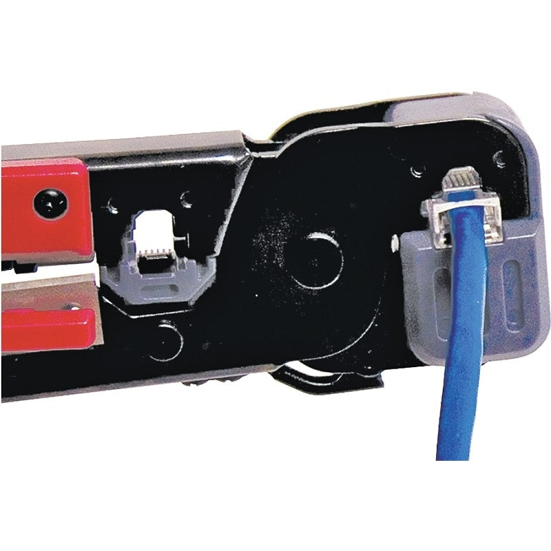 Gardner Bender GMC-1145D Modular Plug Crimp Tool, 8 in OAL, Gripper Handle