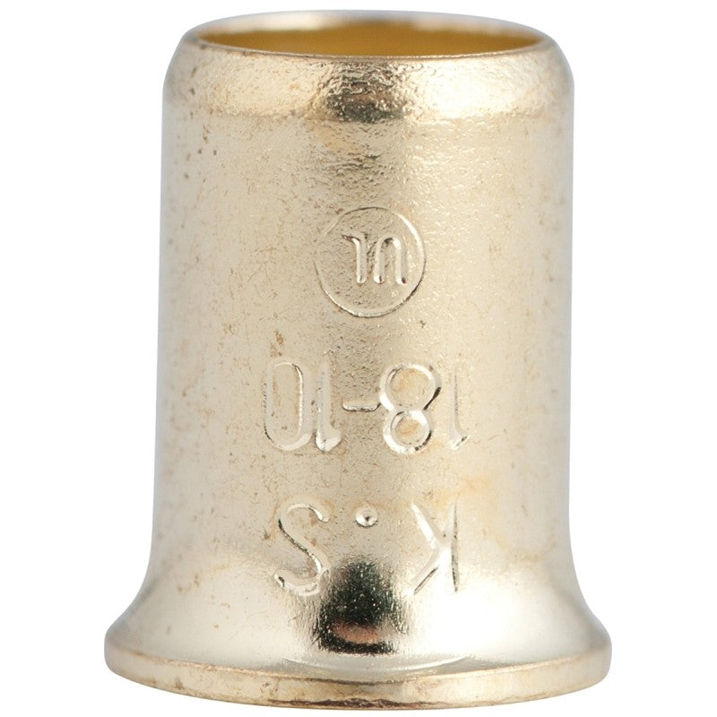 Gardner Bender 10-410 Crimp Connector, 18 to 10 AWG Wire, Steel Contact, Silver, 100/BX