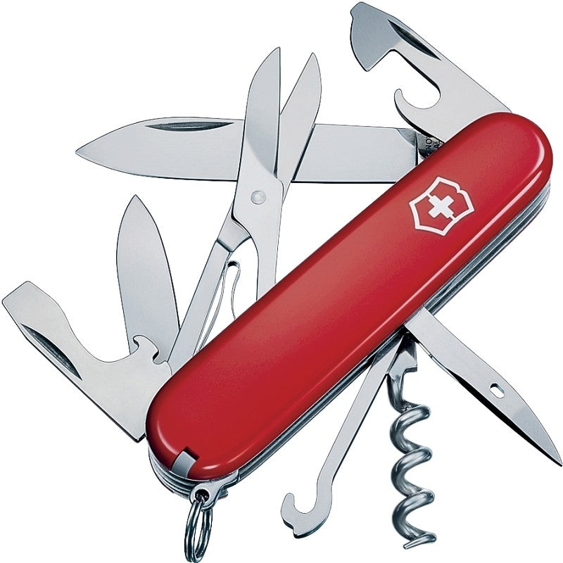 Swiss Army 1.3703.B1-X1 Swiss Army Knife, 13-Function, Plastic/Stainless Steel, Red