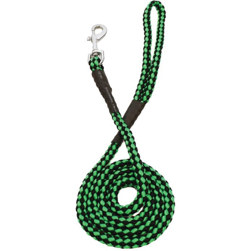 Boss Pet PDQ 11332 Braided Lead, Green/Red/Yellow, 48 in L
