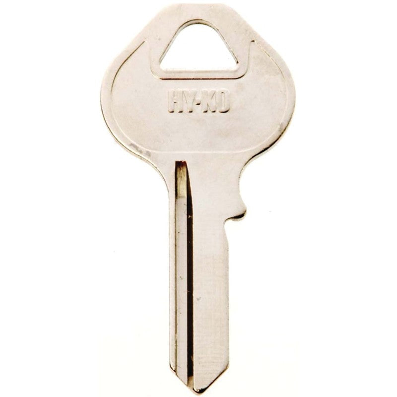 Hy-Ko 11010M4 Key Blank, Brass, Nickel, For: Master Cabinet, House Locks and Padlocks, M4 Key Number (Pack of 10)