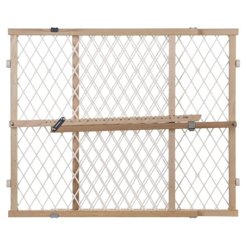 North States 4604 Security Gate, Wood, Natural, 23 in H Dimensions