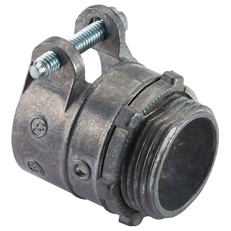 Halex 20421 Squeeze Connector, 1/2 in, Zinc-Plated