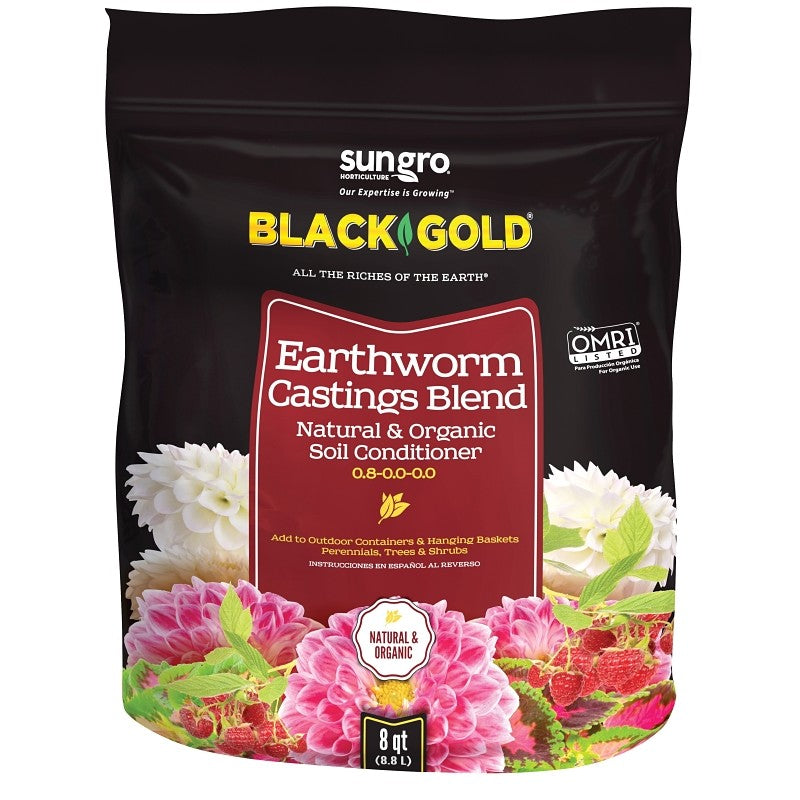 sun gro Sunshine 1490302.Q.08P Earthworm Casting, 8 qt Bag
