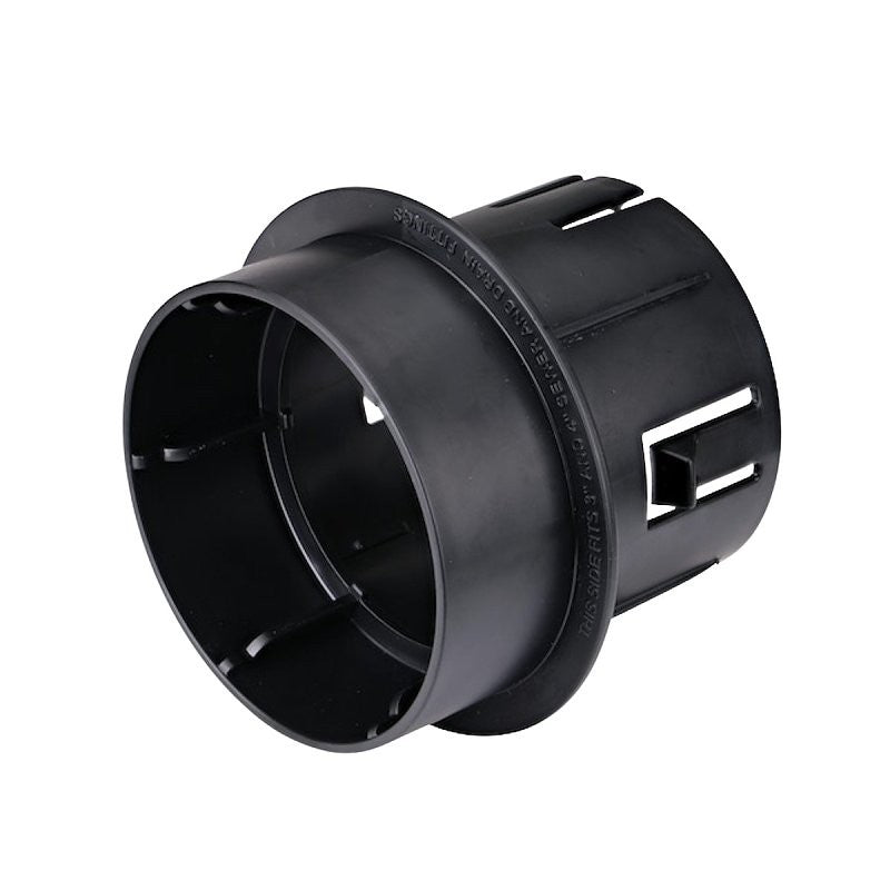 NDS 1241-AST Pop-Up Drainage Emitter with Universal Adapter, Black