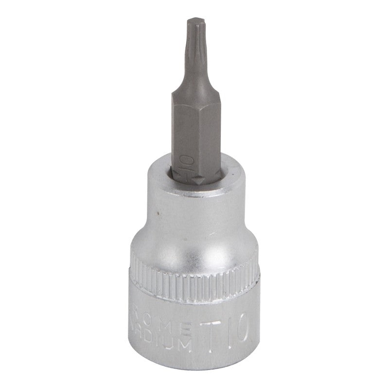 Vulcan 3505002620 Fractional Star Bit Socket, T10 Tip, Chrome