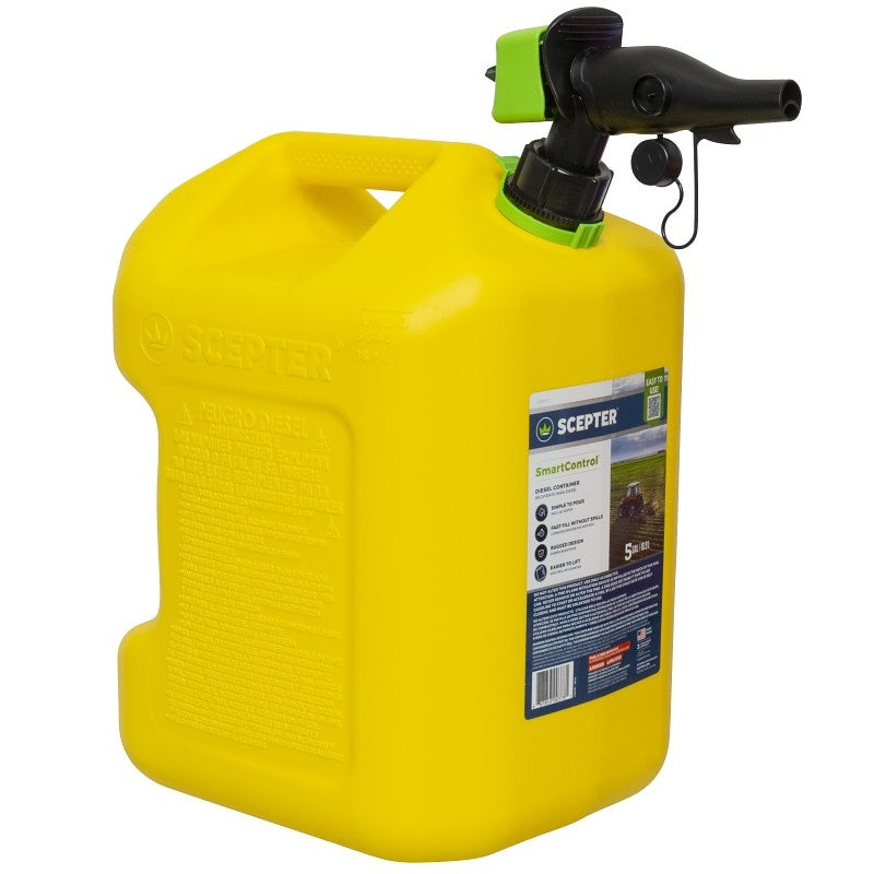 Scepter FSCD571 Smart Control Can with Rear Handle, 5 gal, Yellow