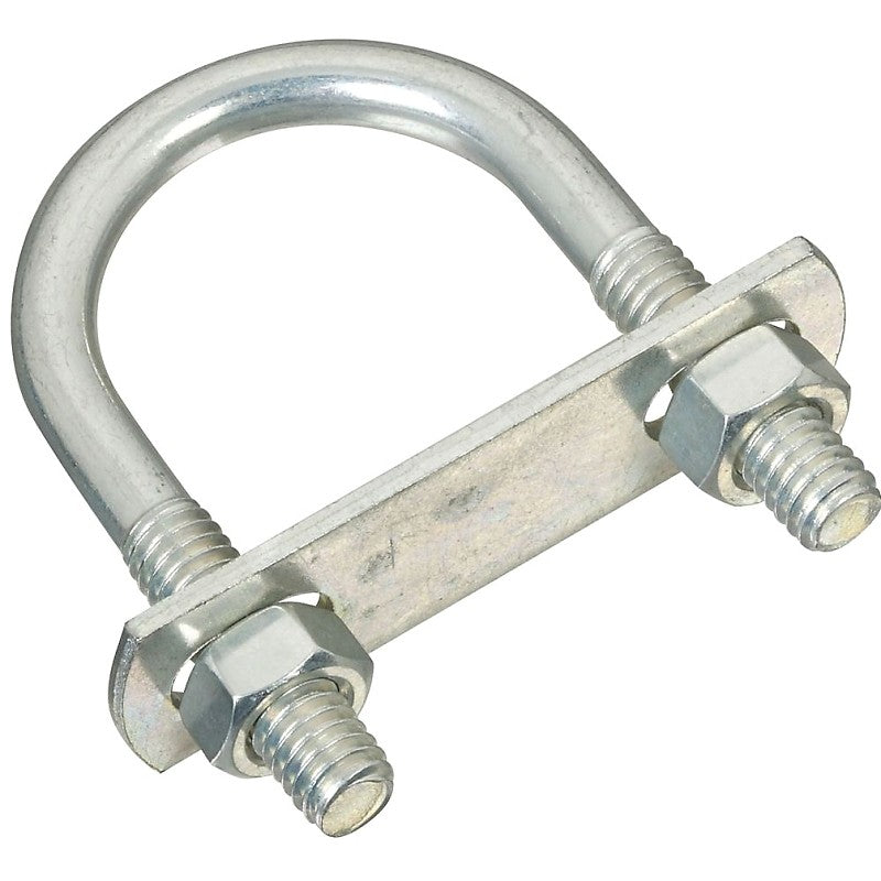 National Hardware N222-125 U-Bolt, 5/16-18 Thread, 1-1/8 in L Thread, Steel, Zinc