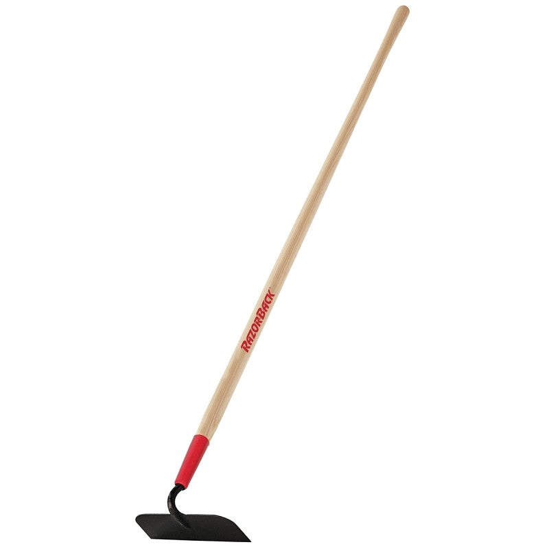 Razor-Back 70009 Meadow Hoe with Wood Handle, 7 in W Blade, 3-1/2 in L Blade, Steel Blade, Hardwood Handle