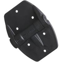 Truclose Spring Hinges 3-9/16 Inch By 5-1/4 Inch Black Polymer 2 Pack