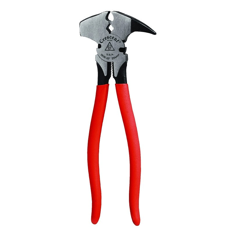 Crescent 193610CVSMNN-05 Fence Tool Plier, 11 AWG Cutting Capacity, 10-7/16 in OAL, 1-1/16 in L Jaw, 3-5/8 in W Jaw