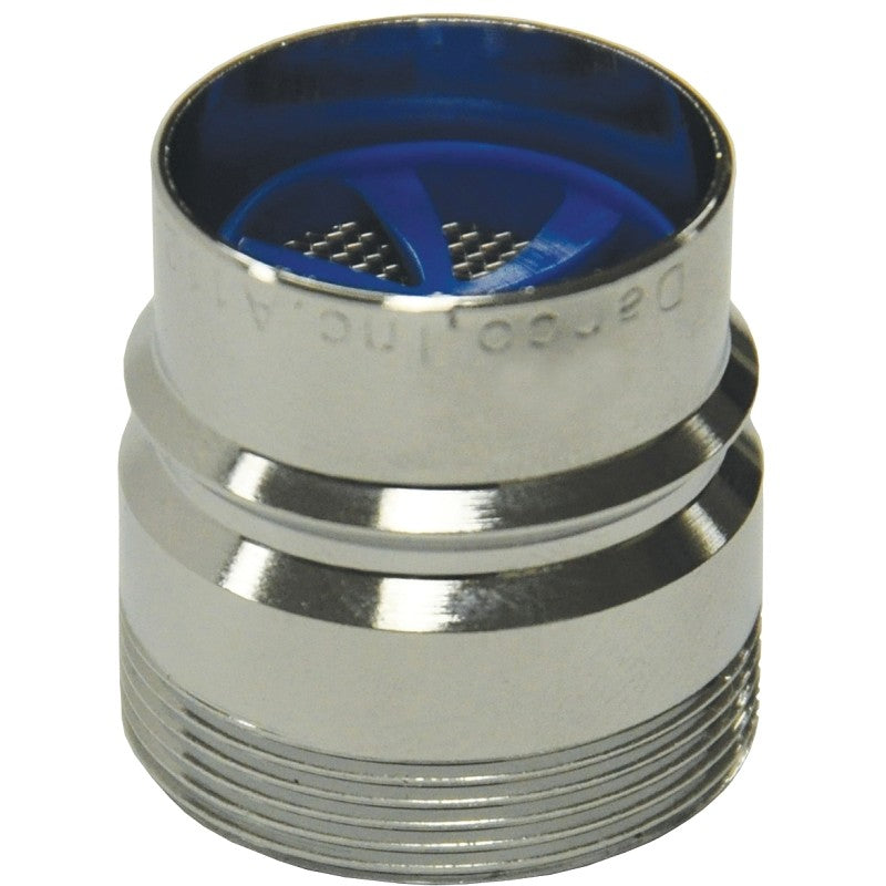 Danco 10507 Dishwasher Aerator Adapter, 15/16 x 55/64 in Male x Female Thread, Brass, Chrome Plated, 1.5 gpm