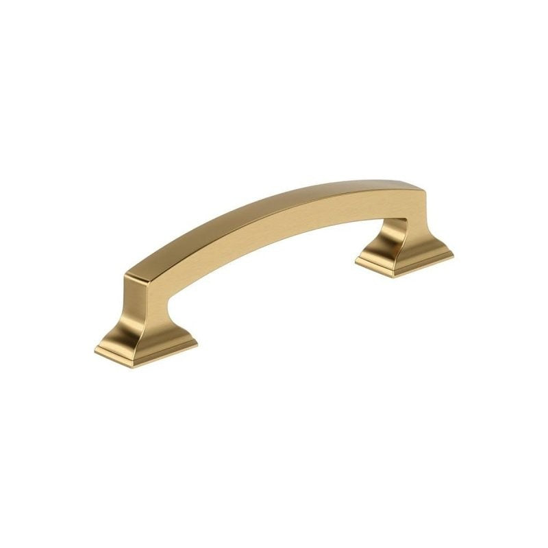 Amerock Incisive Series BP37121CZ Cabinet Pull, 4-11/16 in L Handle, 3/8 in H Handle, 1-3/16 in Projection, Zinc