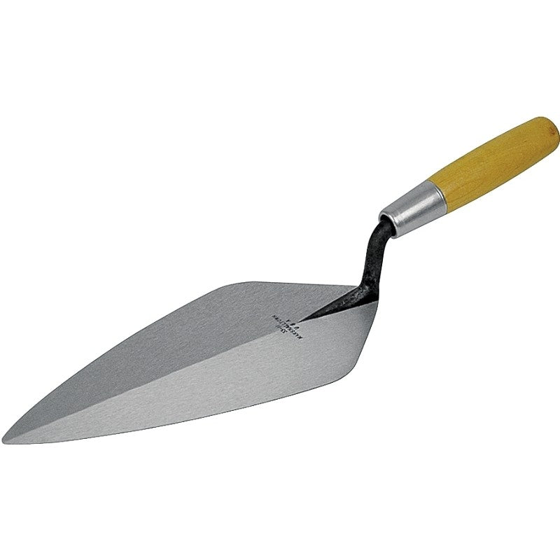 Marshalltown 33 11.5 Brick Trowel, 11-1/2 in L Blade, 5 in W Blade, Steel Blade, Wood Handle